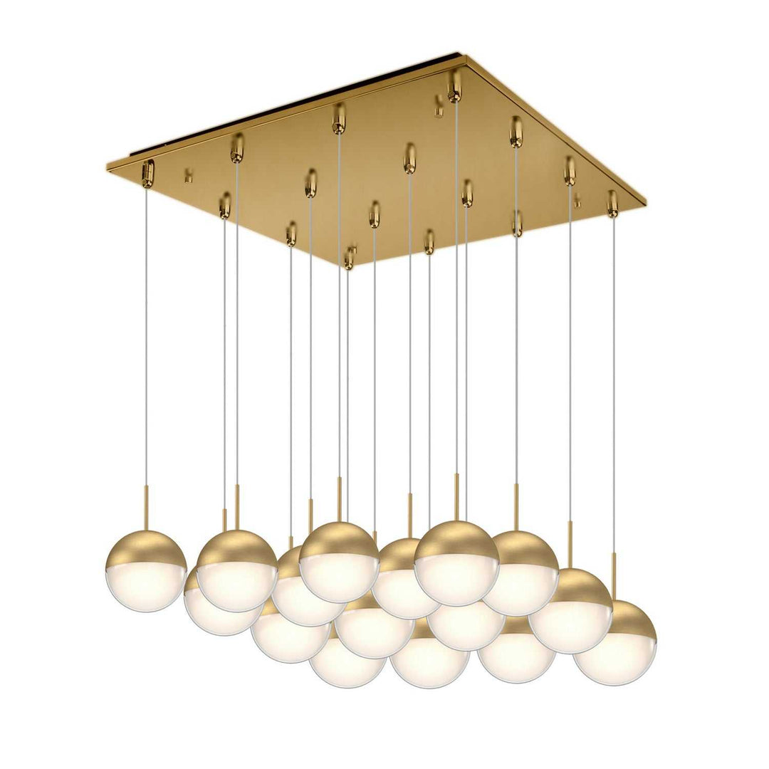 Kuzco Canada - MP402801BG-16 - LED Pendant - Pluto - Brushed Gold
