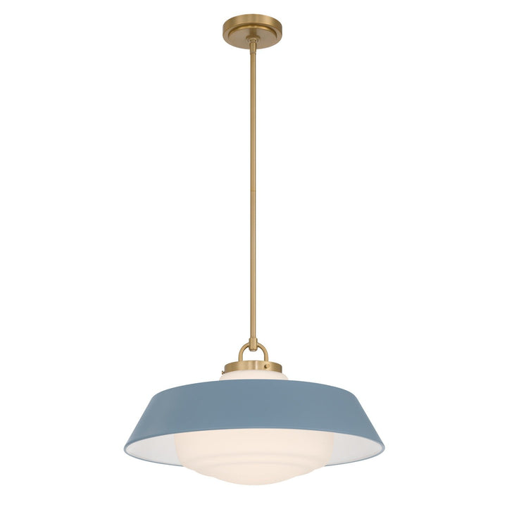 Crystorama - XAN-8009-VG-BL - Three Light Pendant - Xander - Vibrant Gold