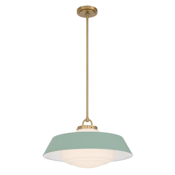 Crystorama - XAN-8009-VG-GR - Three Light Pendant - Xander - Vibrant Gold