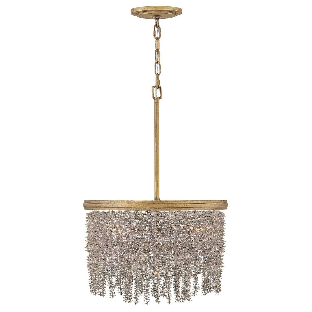 Rubina LED Convertible Semi-Flush Mount in Burnished Gold Fredrick Ramond Canada