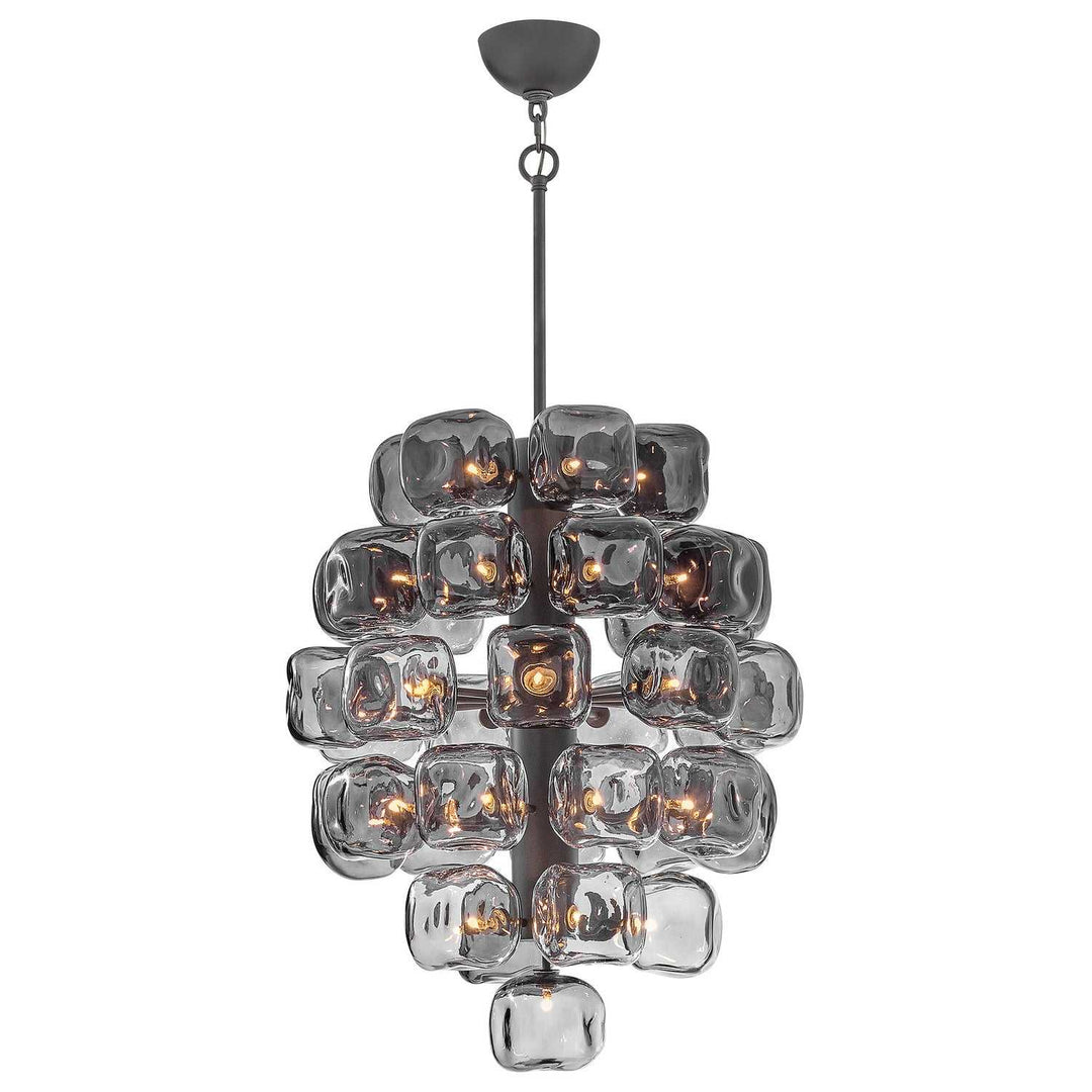 Perriand LED Chandelier in Brushed Graphite Fredrick Ramond Canada