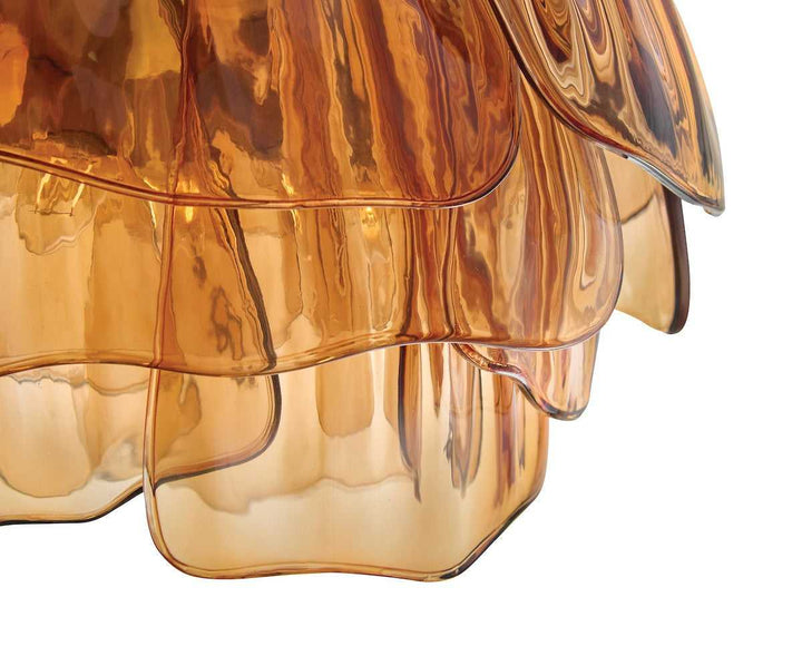 Fantine LED Chandelier in Unlacquered Brass Fredrick Ramond Canada