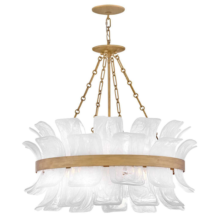 Fleur LED Chandelier in Burnished Gold Fredrick Ramond Canada