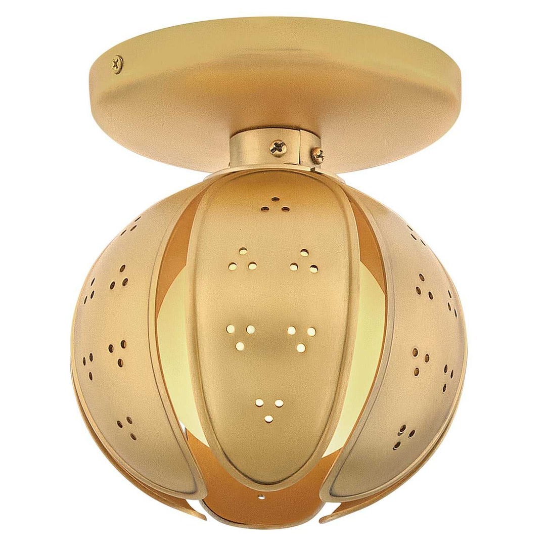 Anthos LED Wall Sconce in Unlacquered Brass Fredrick Ramond Canada