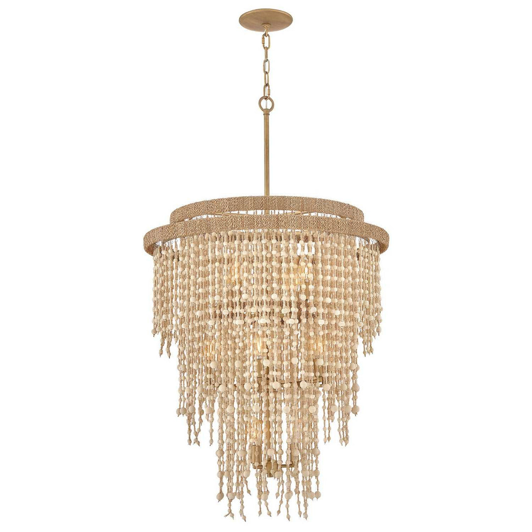 Freya LED Chandelier in Burnished Gold Fredrick Ramond Canada