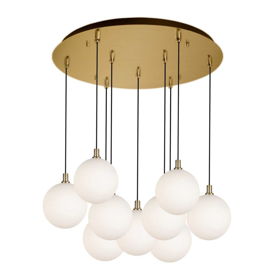 Kuzco Canada - MP3106BGOP-09 - LED Pendant - Bolla - Brushed Gold/Opal Glass