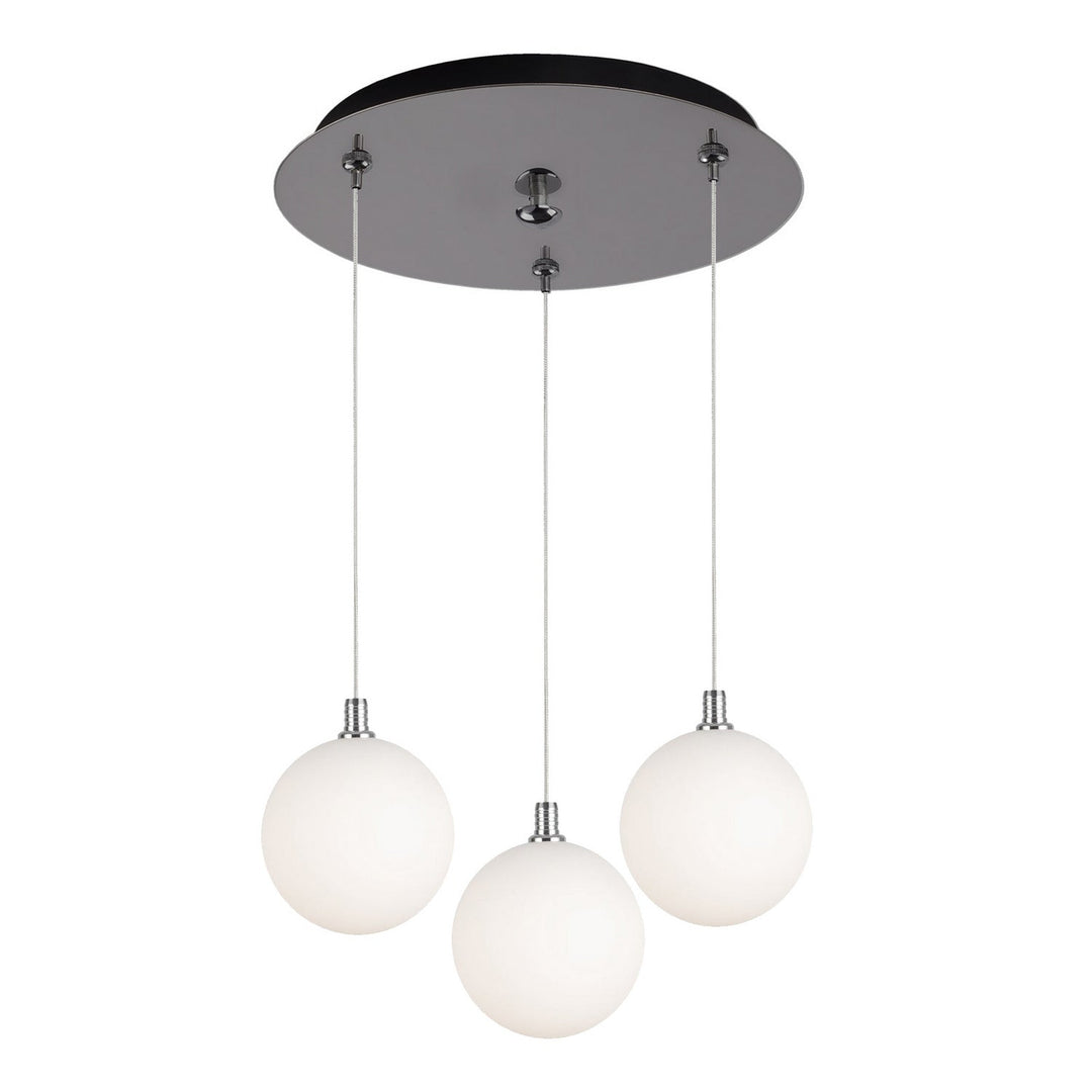 Kuzco Canada - MP3106CHOP-03 - LED Pendant - Bolla - Chrome/Opal Matte Glass