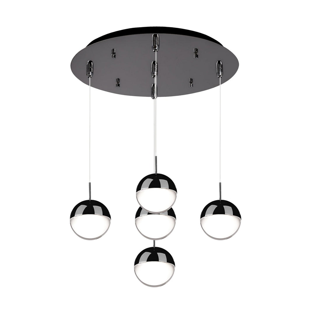 Kuzco Canada - MP402801BC-05 - LED Pendant - Pluto - Black Chrome