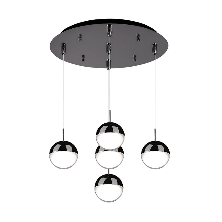 Kuzco Canada - MP402801BC-05 - LED Pendant - Pluto - Black Chrome