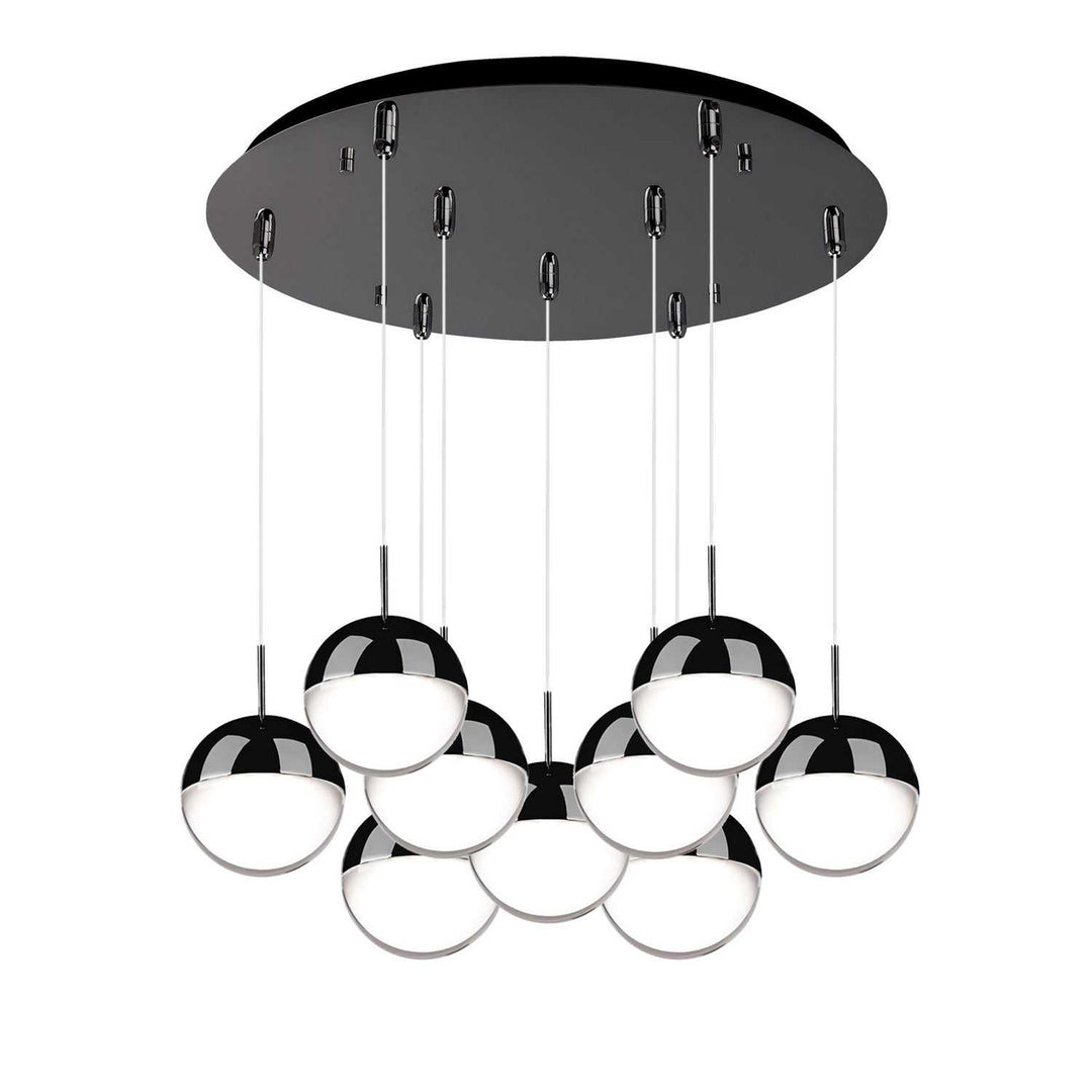 Kuzco Canada - MP402801BC-09 - LED Pendant - Pluto - Black Chrome