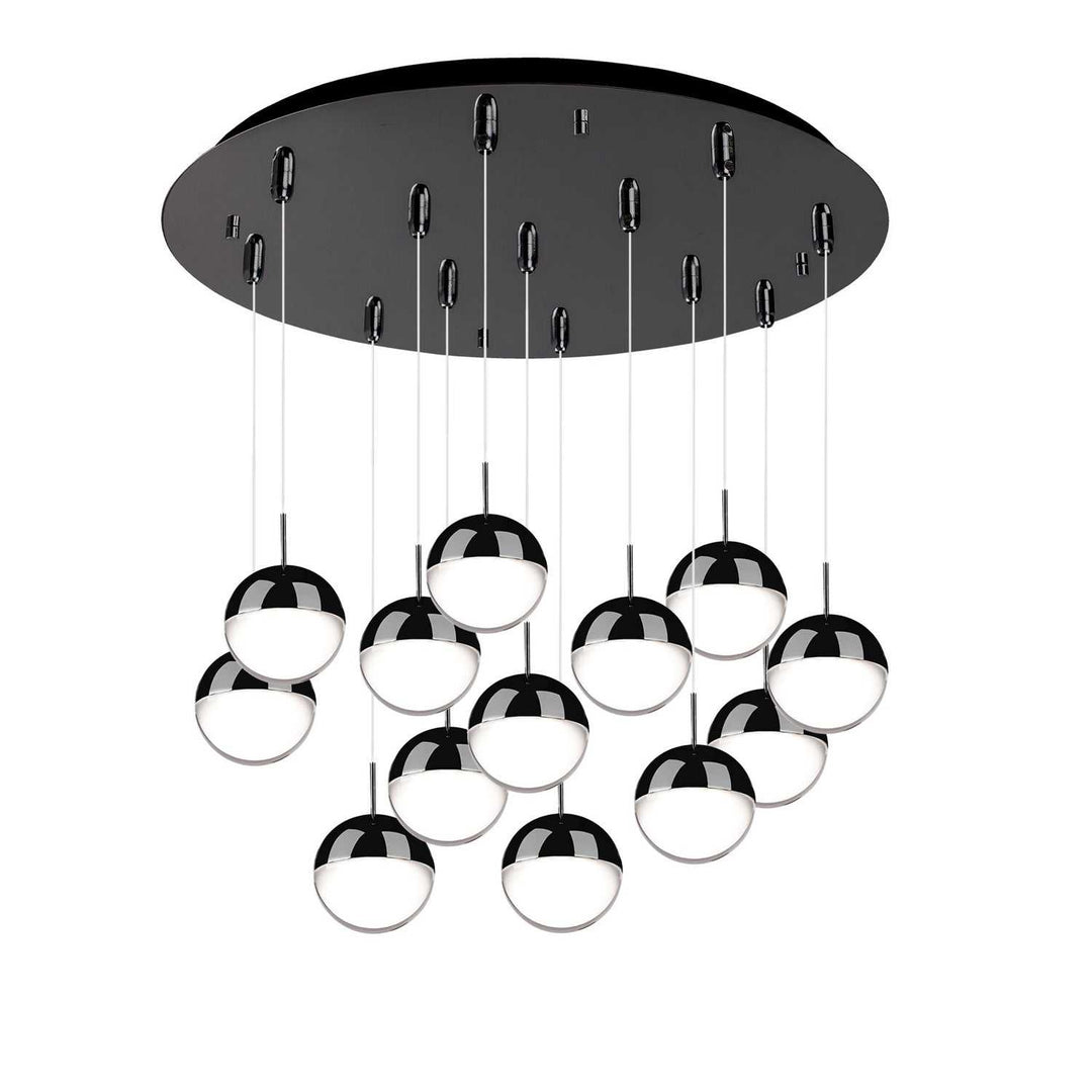 Kuzco Canada - MP402801BC-13 - LED Pendant - Pluto - Black Chrome