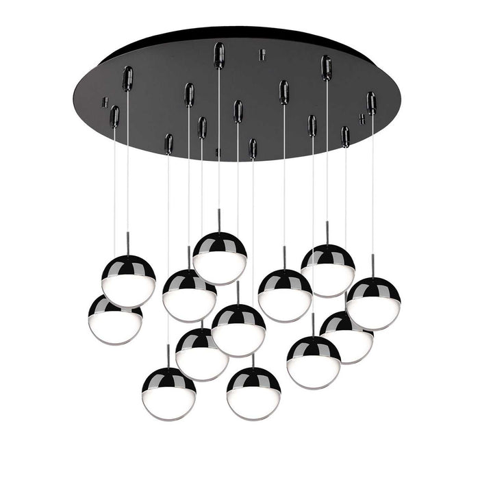 Kuzco Canada - MP402801BC-13 - LED Pendant - Pluto - Black Chrome