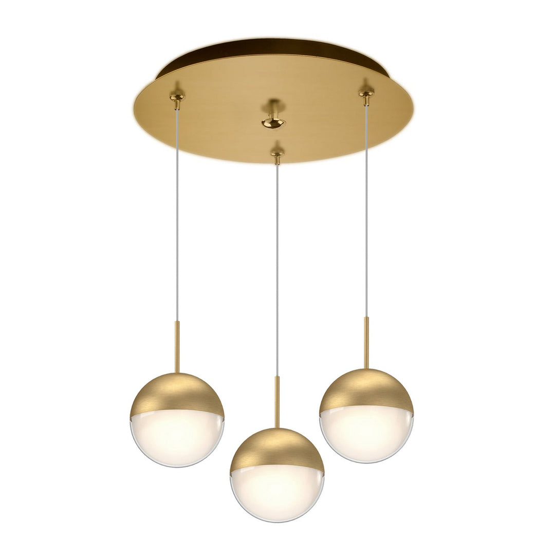 Kuzco Canada - MP402801BG-03 - LED Pendant - Pluto - Brushed Gold