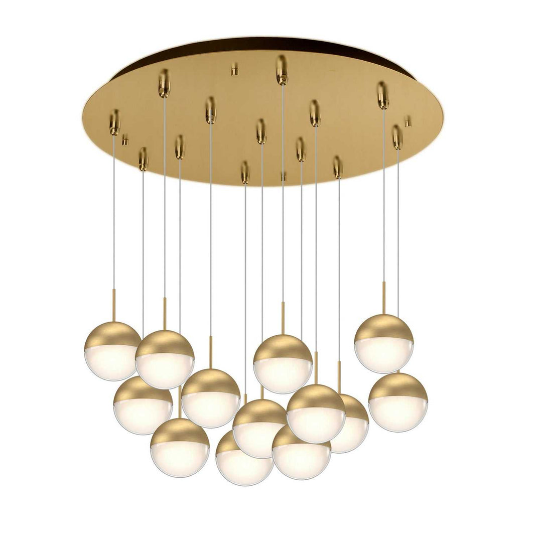 Kuzco Canada - MP402801BG-13 - LED Pendant - Pluto - Brushed Gold