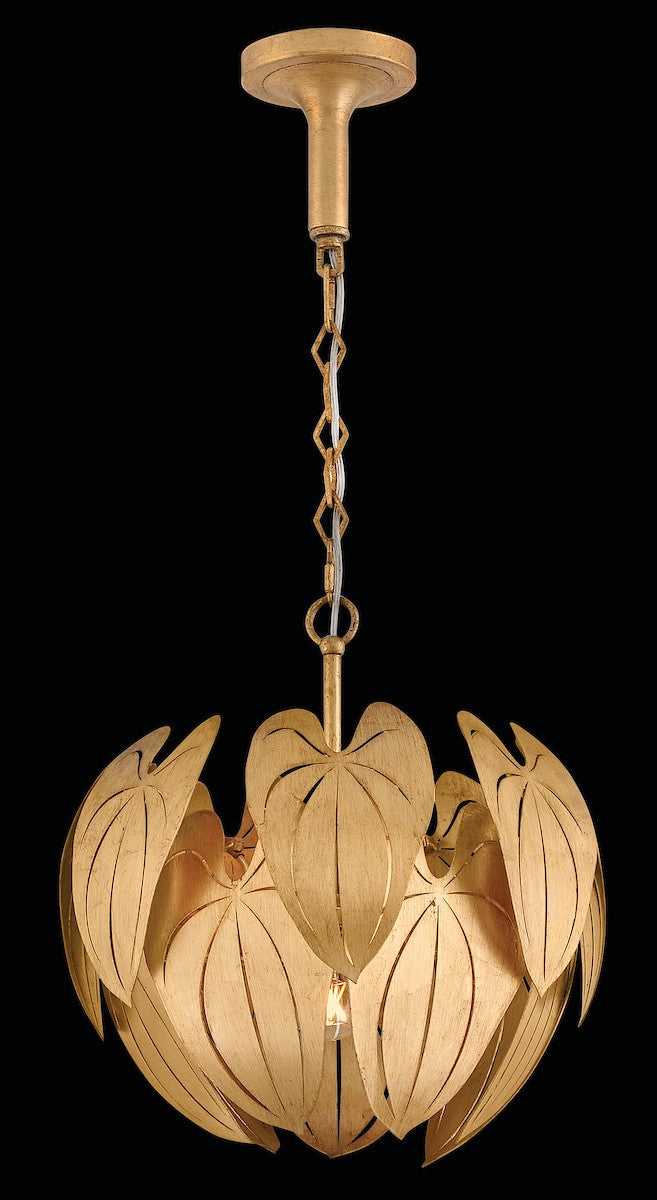 Camille LED Convertible Semi-Flush Mount in Distressed Brass Fredrick Ramond Canada