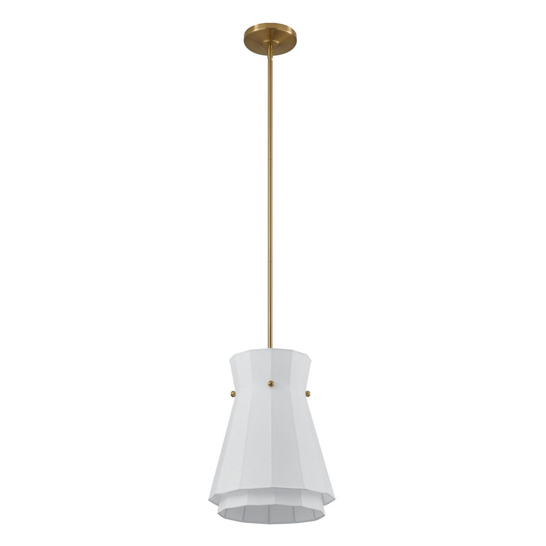 Bryony One Light Convertible Pendant in Brushed Gold Thesis Canada