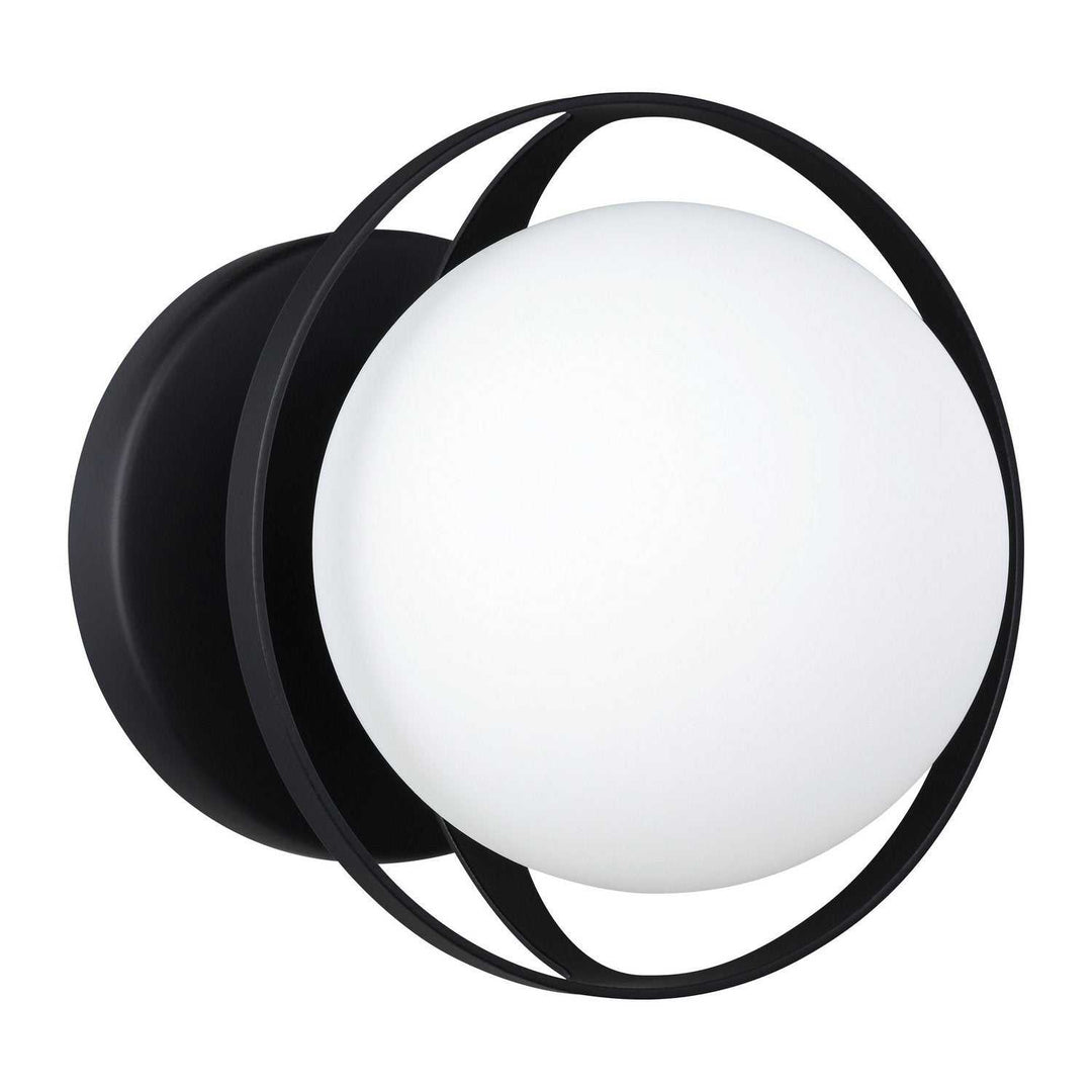 Parker One Light Wall Sconce in Matte Black Thesis Canada