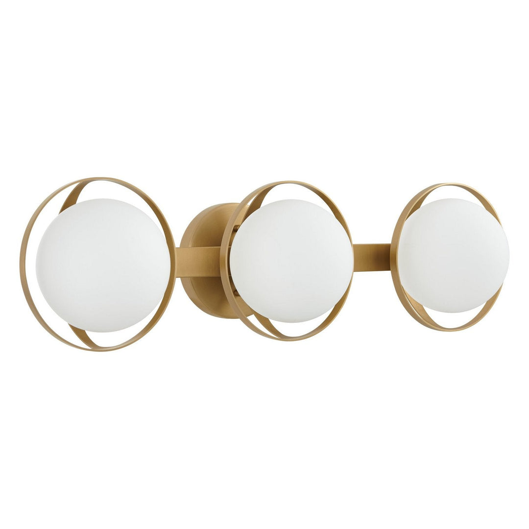 Parker Three Light Vanity in Champagne Gold Thesis Canada