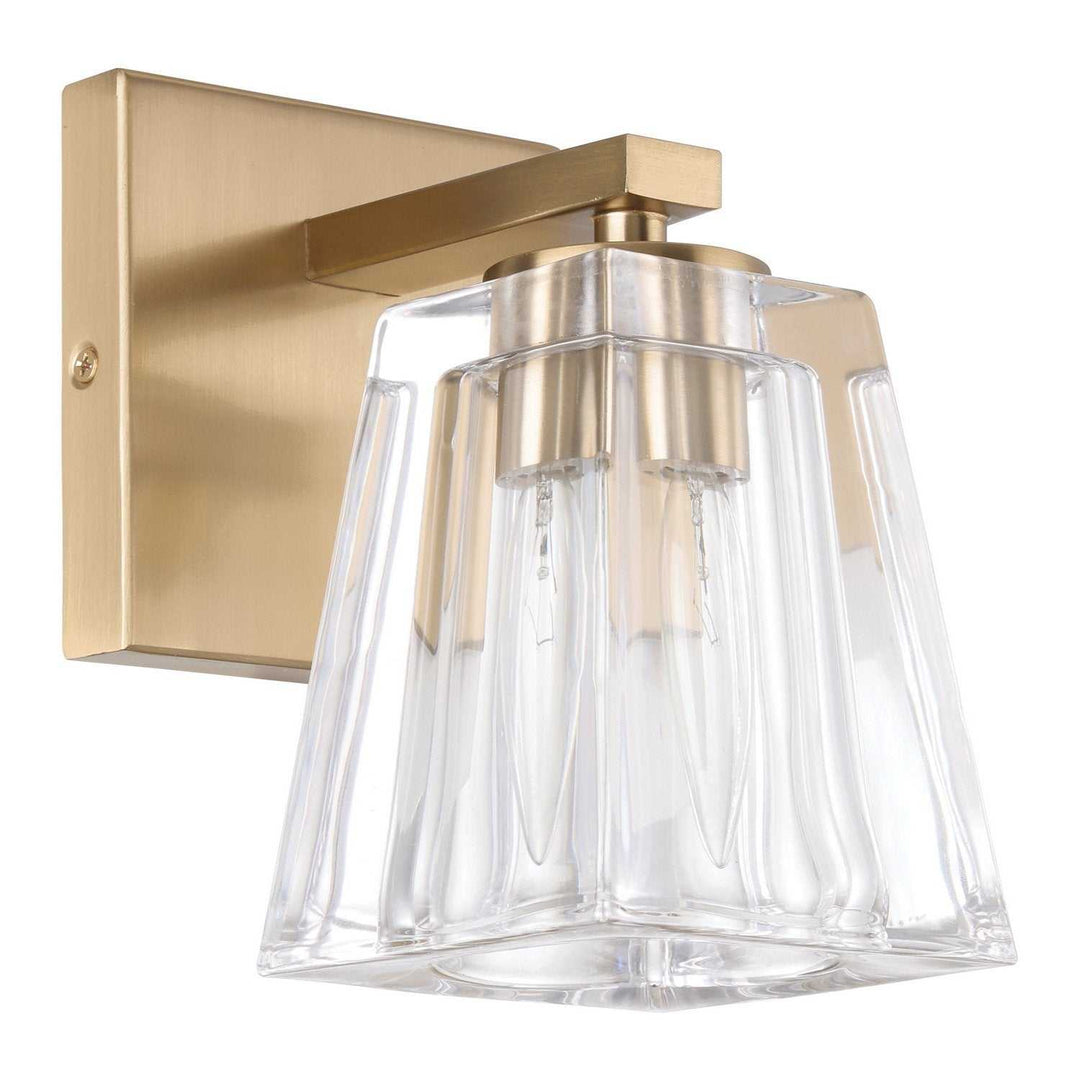 Valentin One Light Wall Sconce in Champagne Gold Thesis Canada