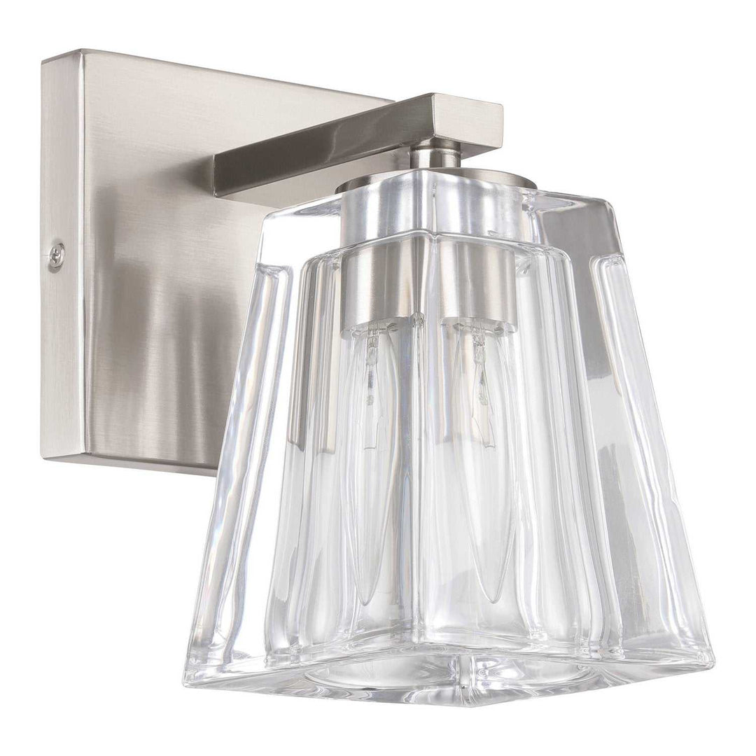 Valentin One Light Wall Sconce in Brushed Nickel Thesis Canada