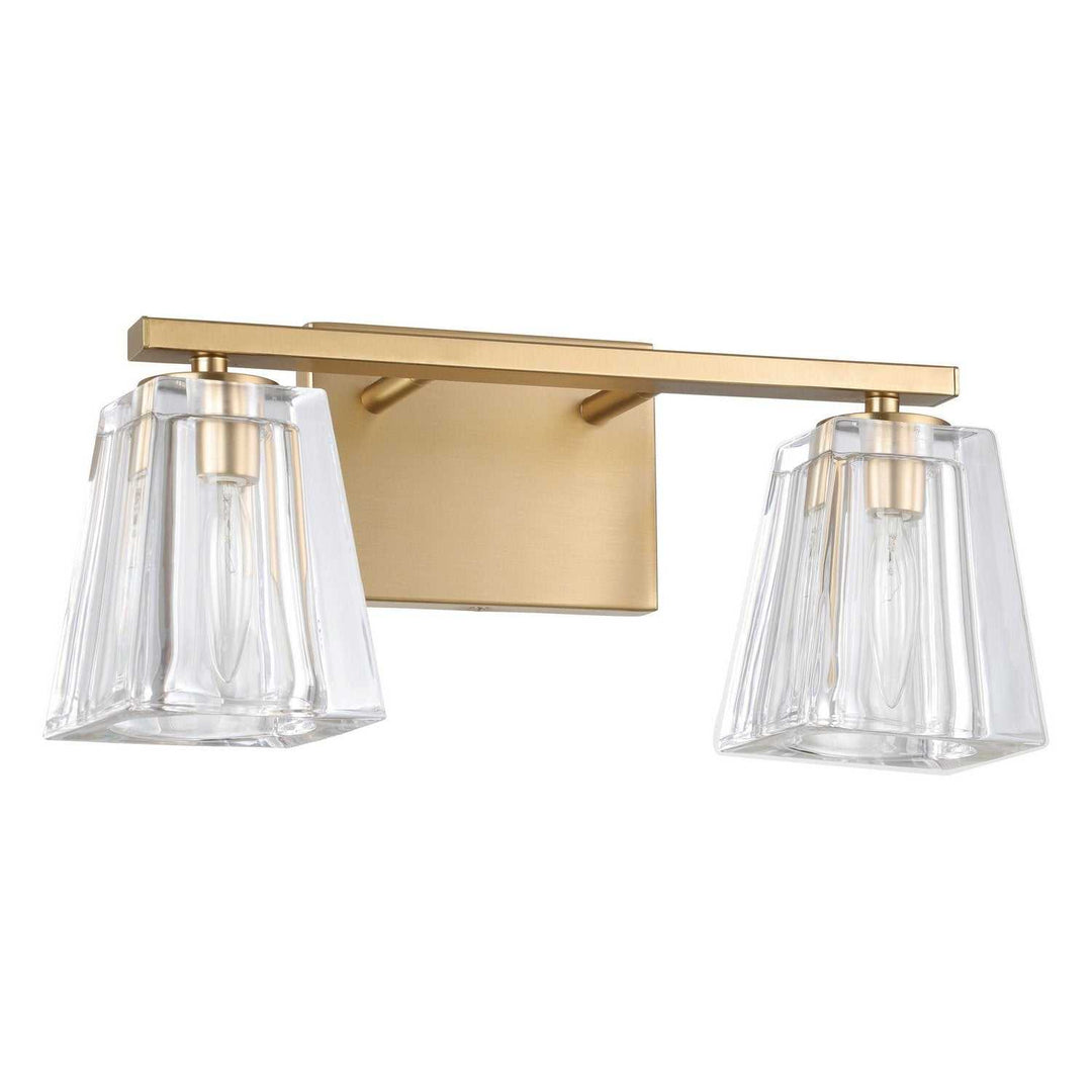 Valentin Two Light Vanity in Champagne Gold Thesis Canada