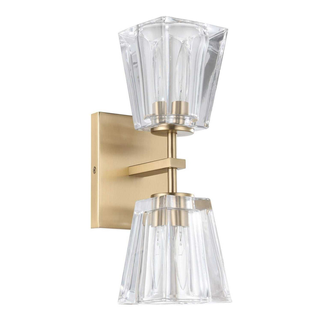 Valentin Two Light Vanity in Champagne Gold Thesis Canada