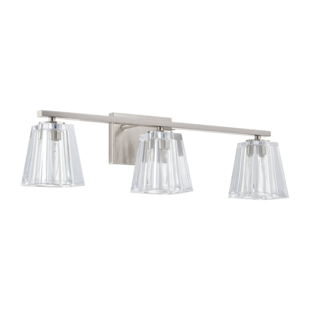 Valentin Three Light Vanity in Brushed Nickel Thesis Canada