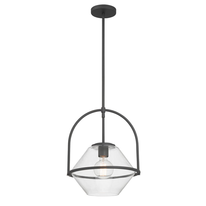 Coralyn One Light Pendant in Dark Matte Black Minka-Lavery