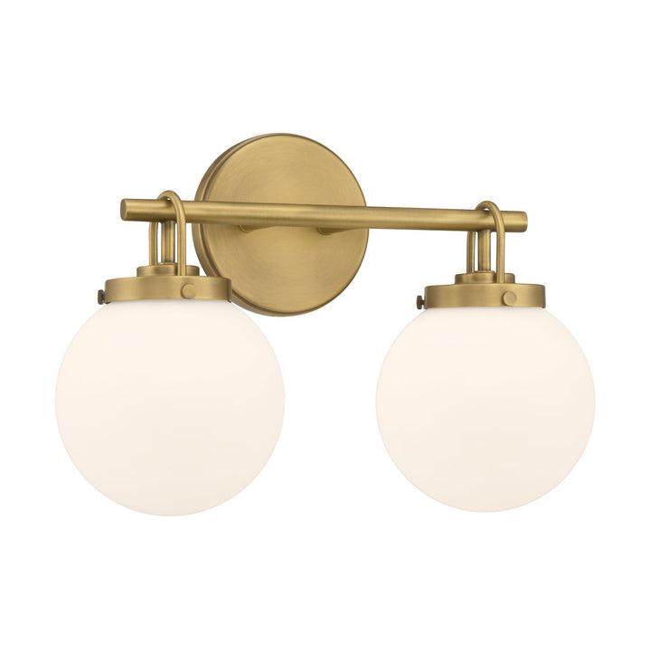 Ortesa Two Light Vanity in Legacy Brass Minka-Lavery