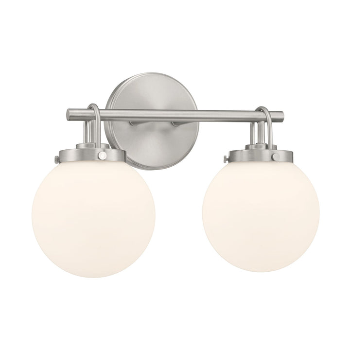 Ortesa Two Light Vanity in Brushed Nickel Minka-Lavery