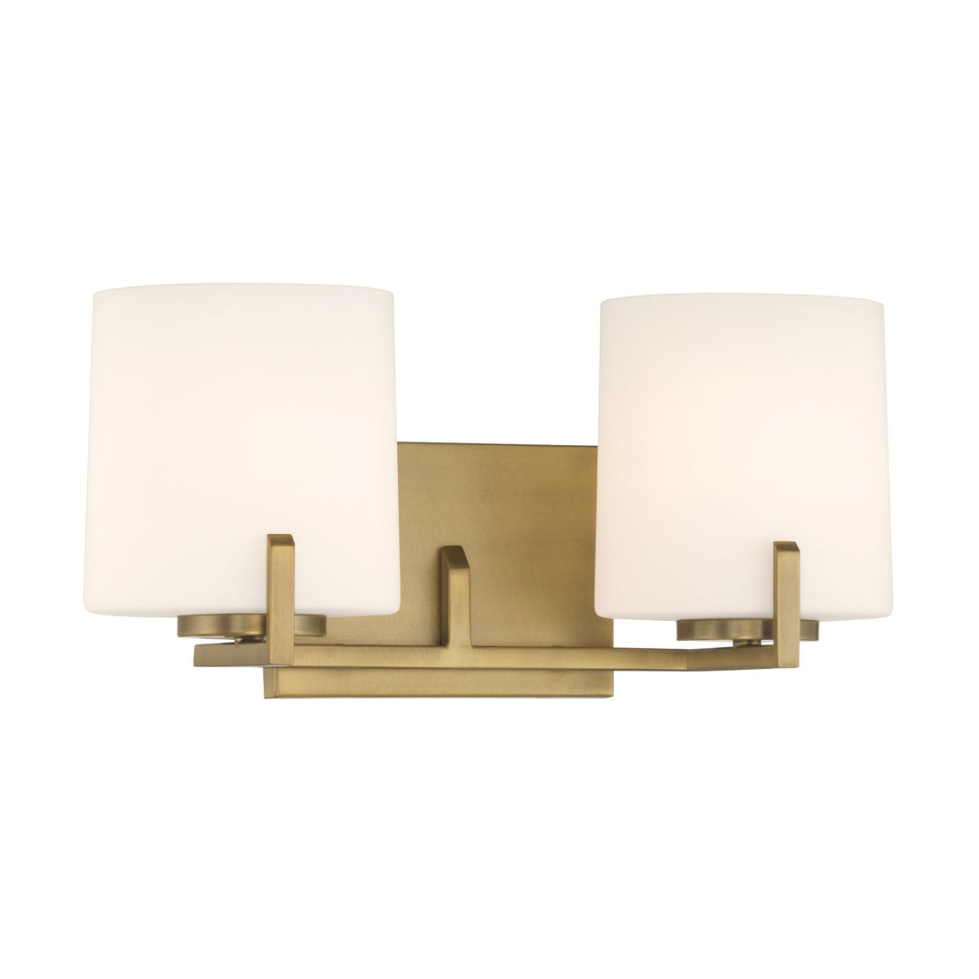 Mirelle Two Light Vanity in Legacy Brass Minka-Lavery