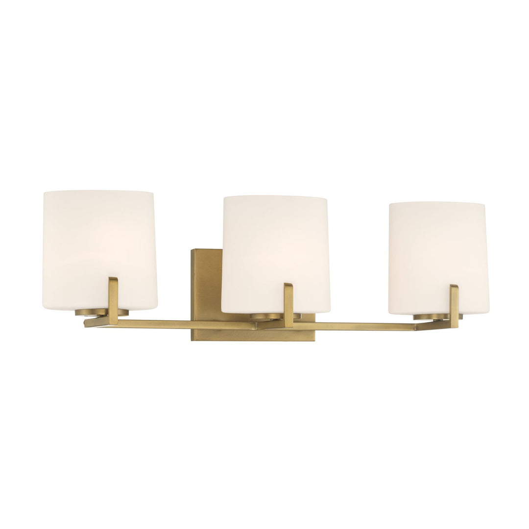 Mirelle Three Light Vanity in Legacy Brass Minka-Lavery