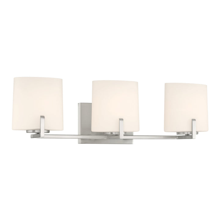Mirelle Three Light Vanity in Brushed Nickel Minka-Lavery