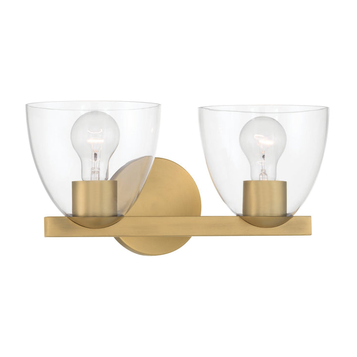 Noellea Two Light Vanity in Legacy Brass Minka-Lavery
