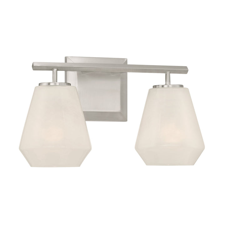 Siena Two Light Vanity in Brushed Nickel Minka-Lavery