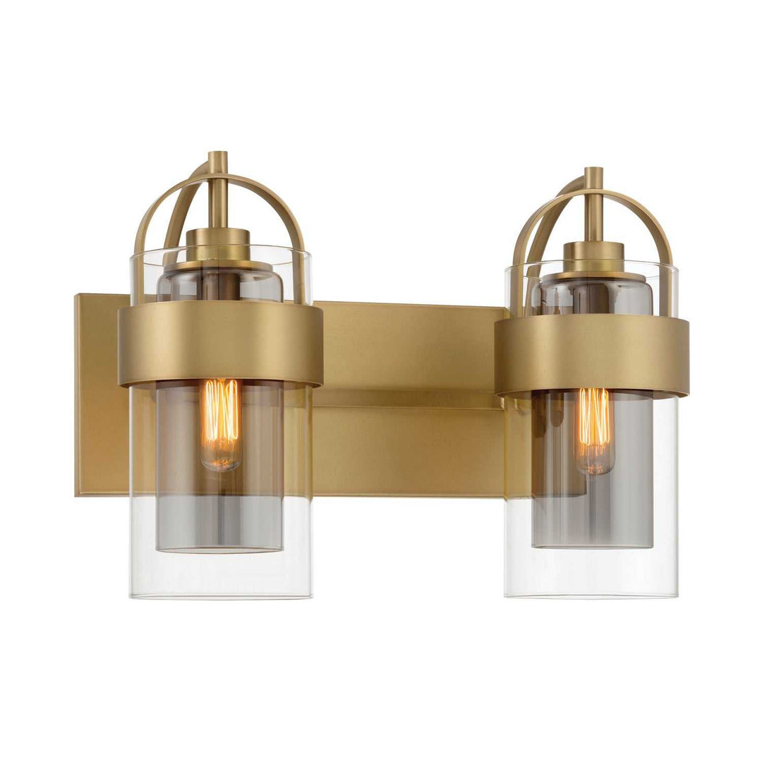 Ravik Two Light Vanity in Legacy Brass Minka-Lavery