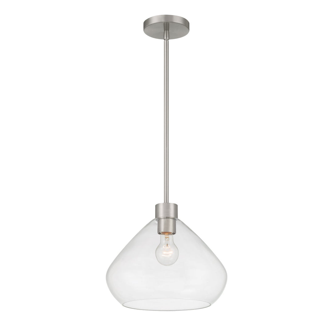 Elaris One Light Pendant in Brushed Nickel Minka-Lavery