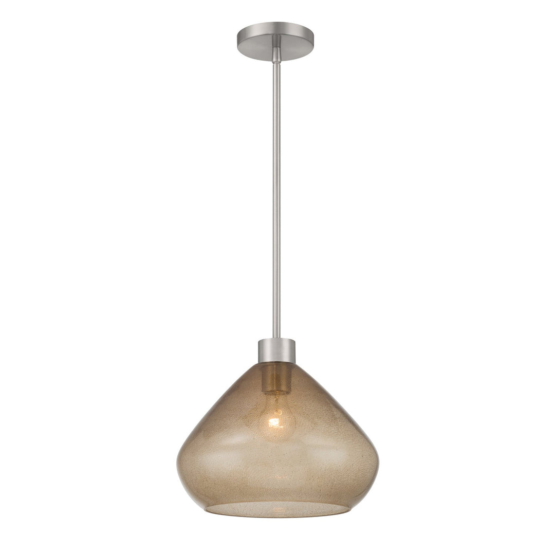 Elaris One Light Pendant in Brushed Nickel Minka-Lavery