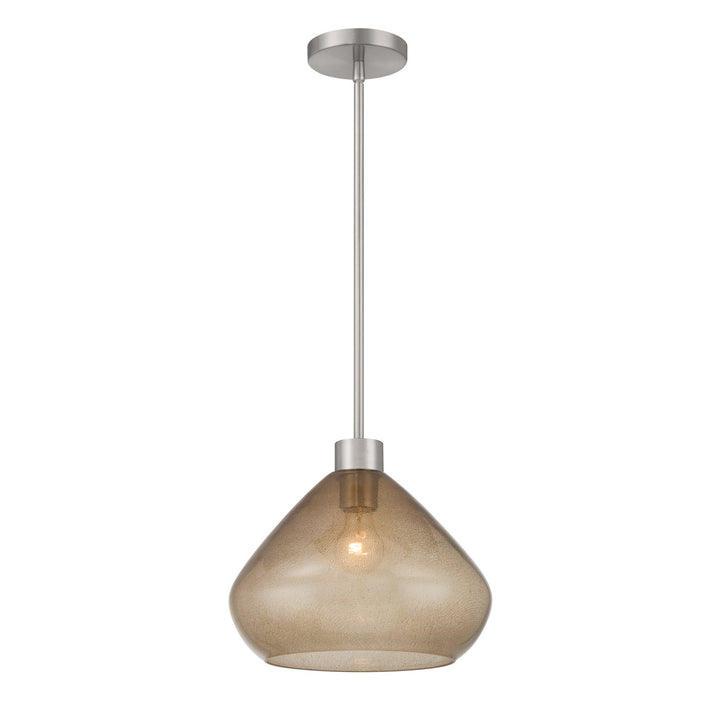 Elaris One Light Pendant in Brushed Nickel Minka-Lavery