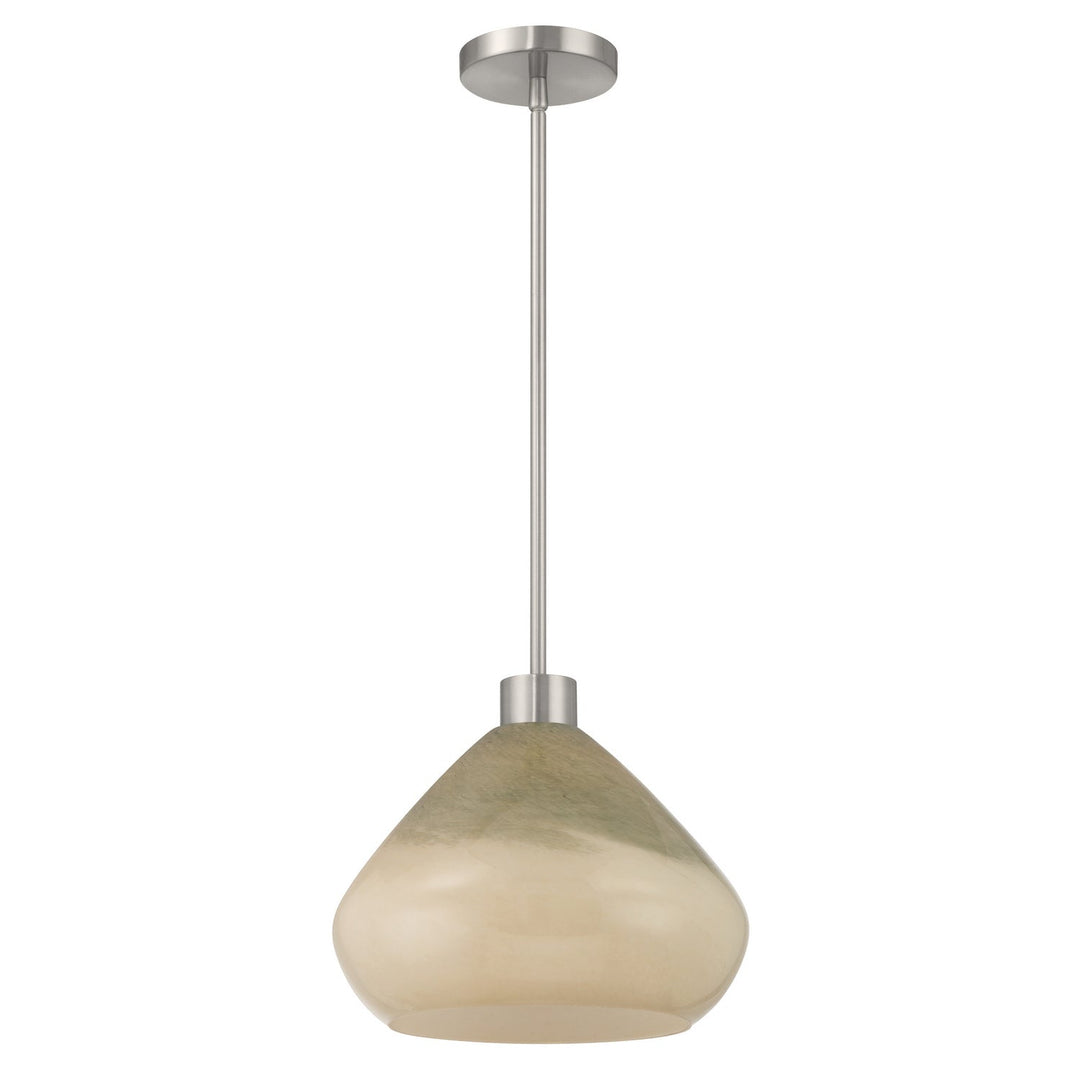 Elaris One Light Pendant in Brushed Nickel Minka-Lavery