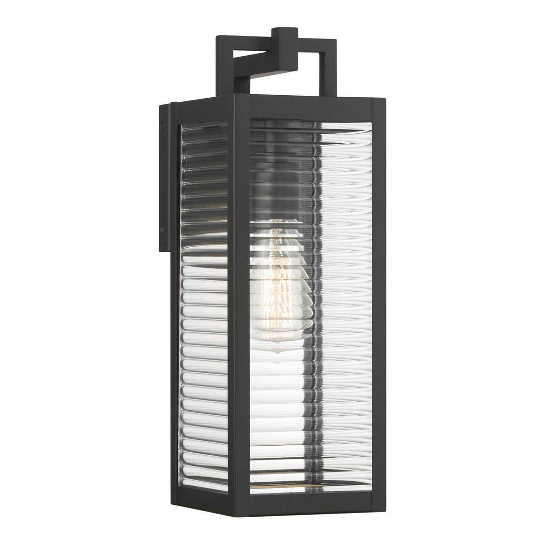Edgewood One Light Outdoor Wall Sconce in Dark Matte Black Minka-Lavery