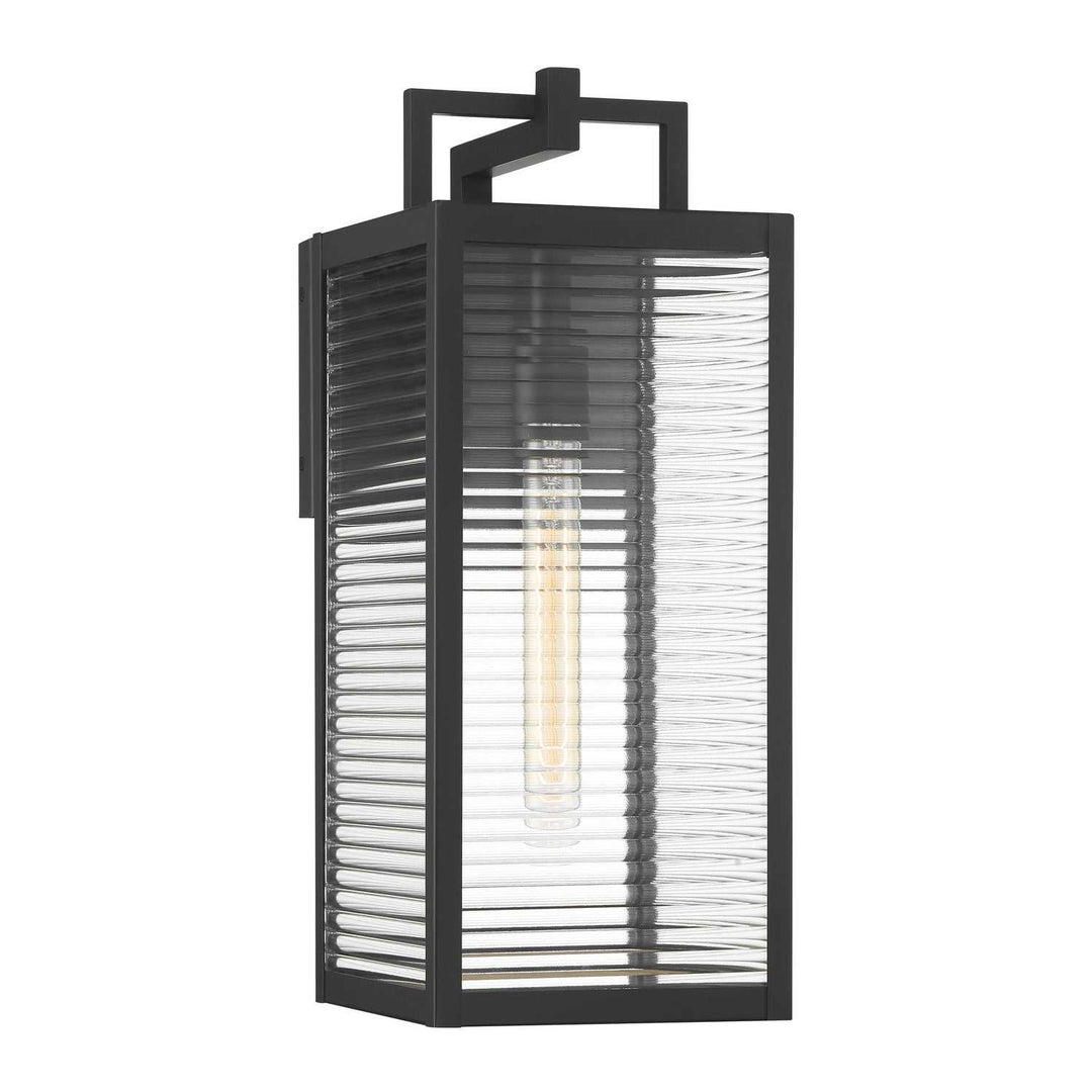 Edgewood One Light Outdoor Wall Sconce in Dark Matte Black Minka-Lavery
