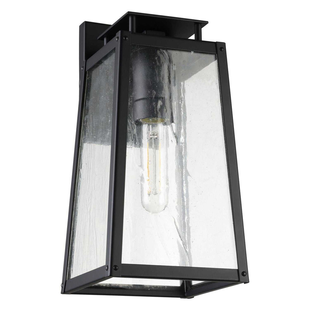 Salford One Light Exterior Wall Sconce in Matte Black Thesis Canada