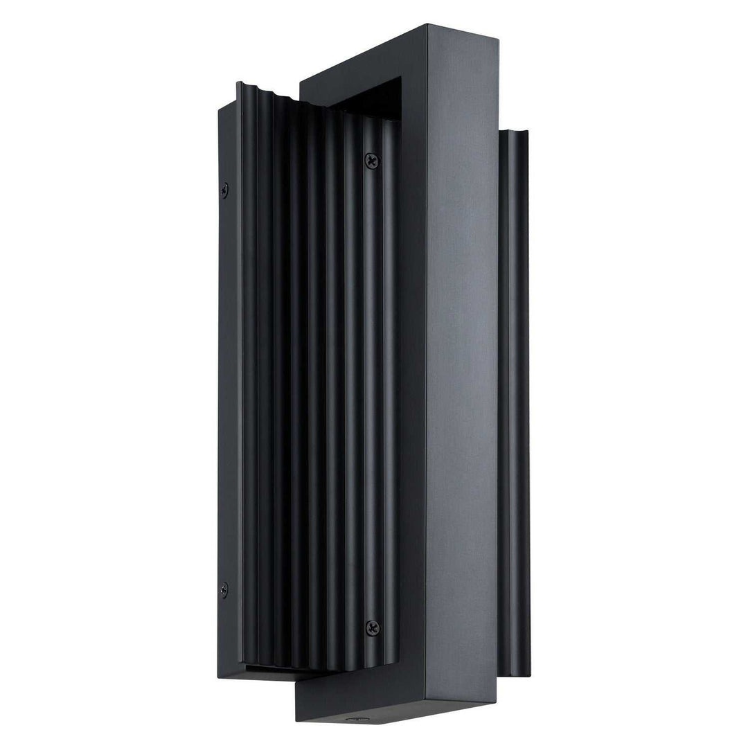 Jubilee LED Exterior Wall Sconce in Matte Black Thesis Canada