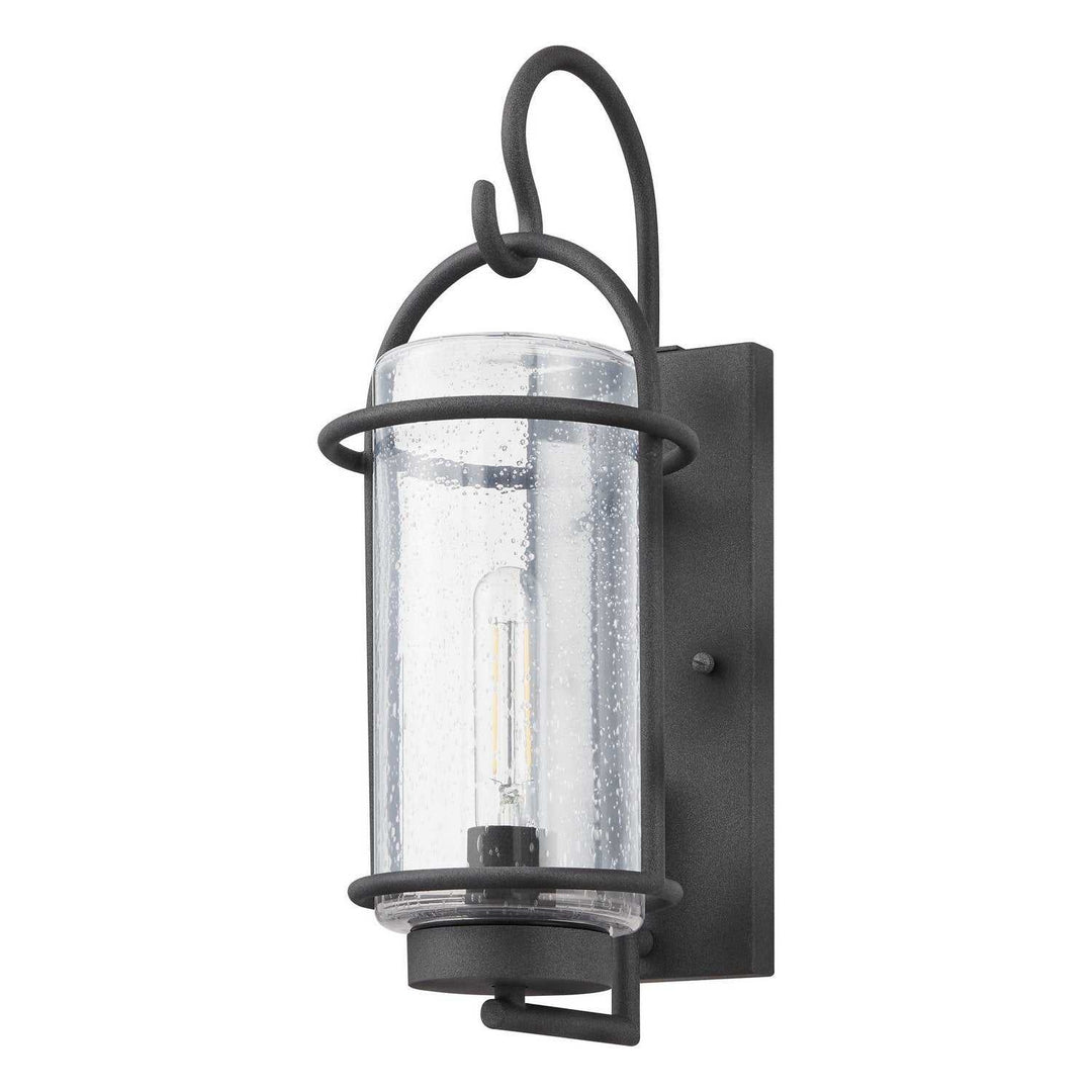 Taplow One Light Exterior Wall Sconce in Weathered Zinc Thesis Canada