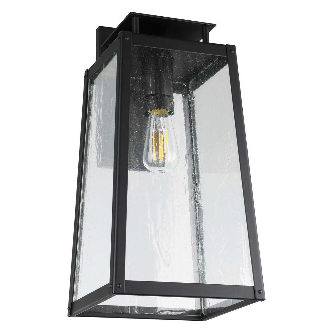 Salford One Light Exterior Wall Sconce in Matte Black Thesis Canada