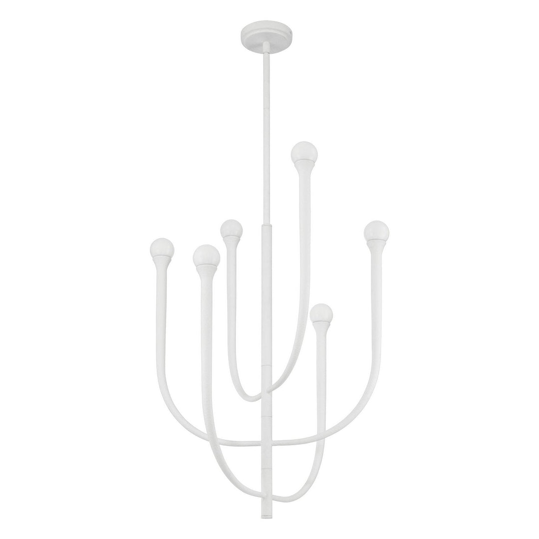 Dahlia LED Chandelier in Plaster White Thesis Canada