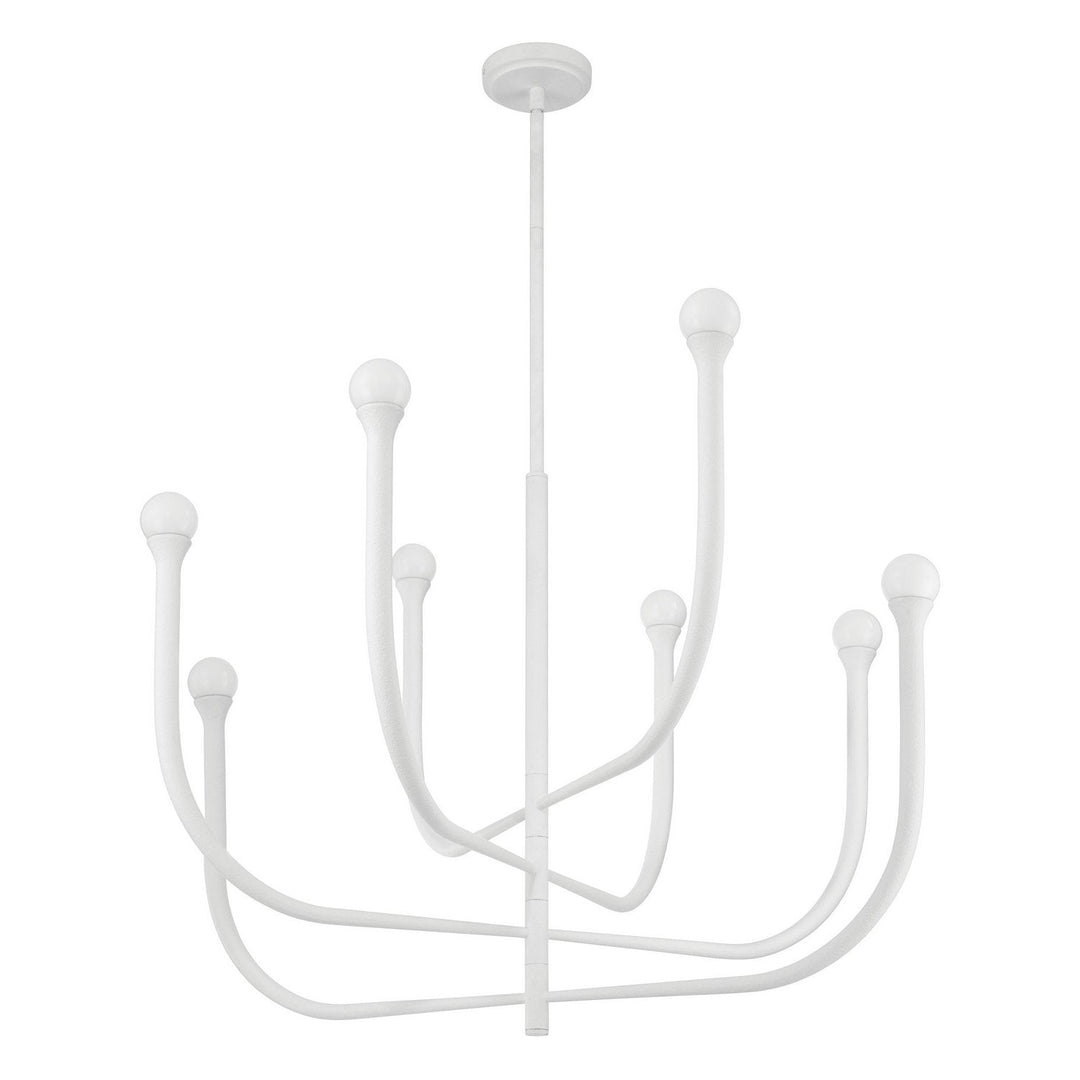 Dahlia LED Chandelier in Plaster White Thesis Canada