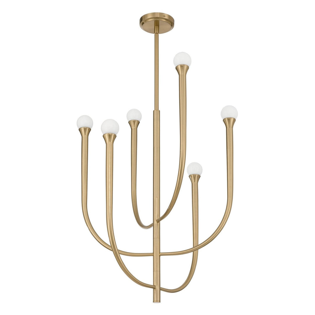Dahlia LED Chandelier in Brass Thesis Canada
