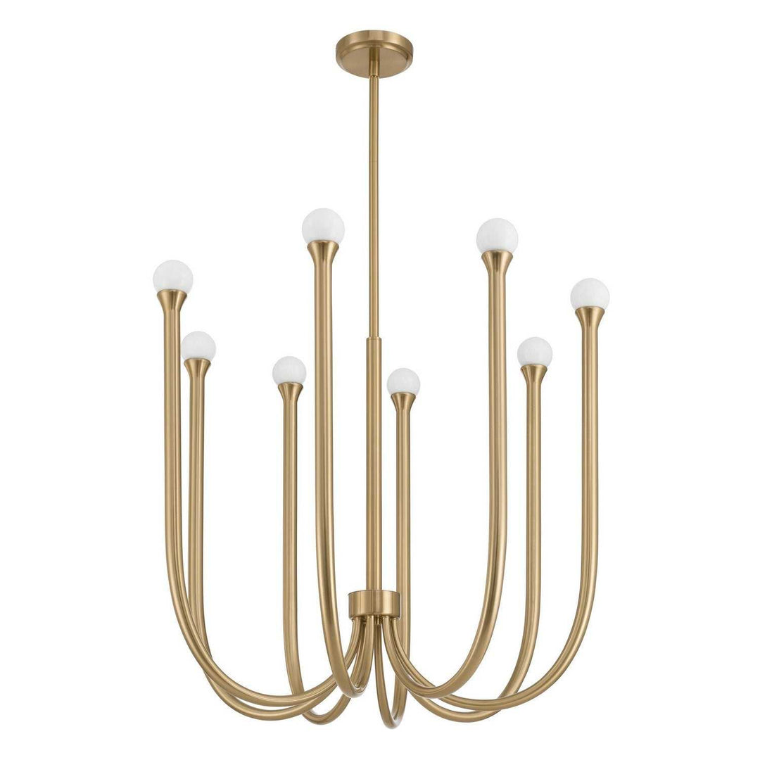 Dahlia LED Chandelier in Brass Thesis Canada